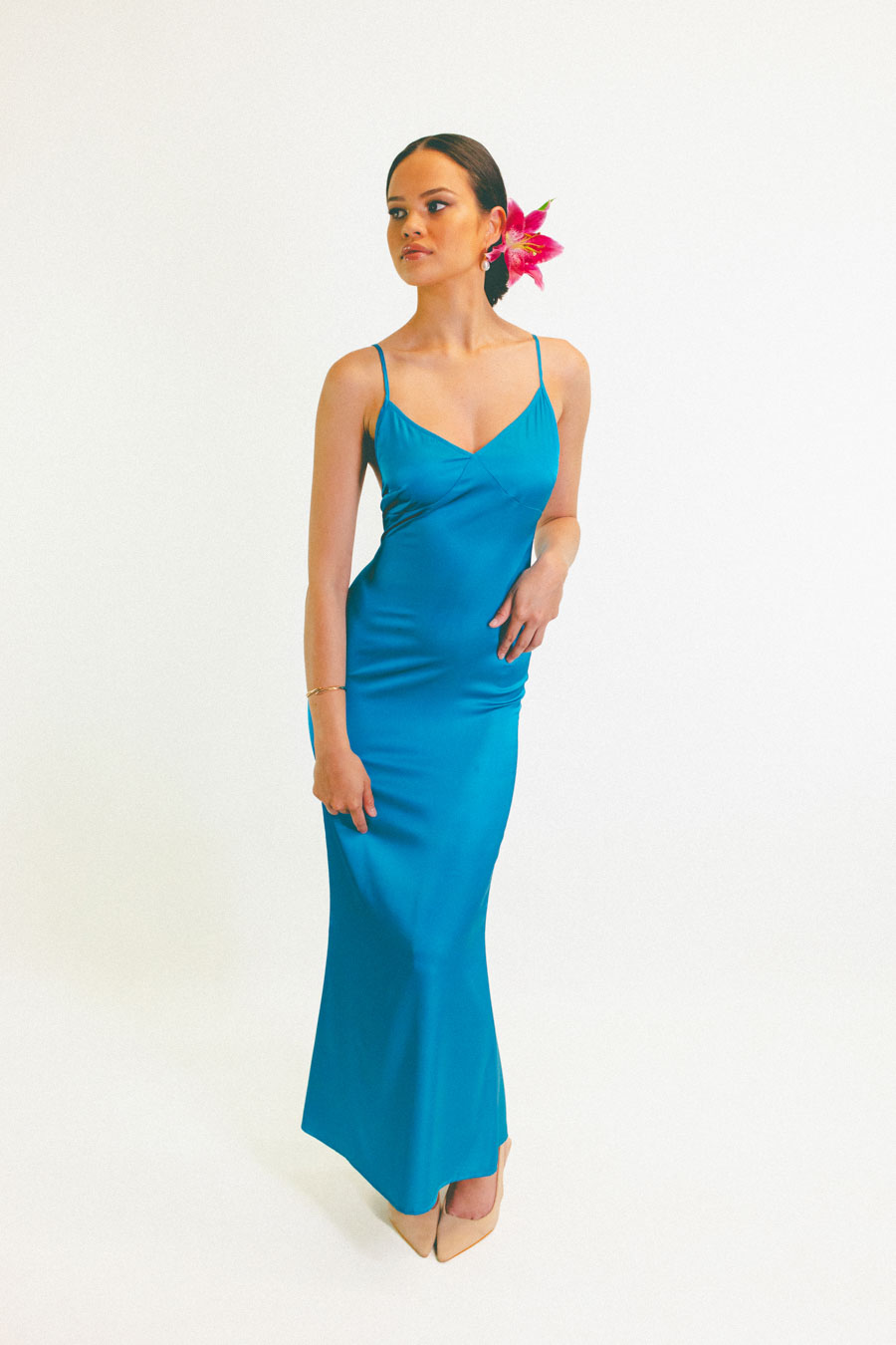 Aimata Tahiti Collection Wardrobe Dress Raita Deep Blue