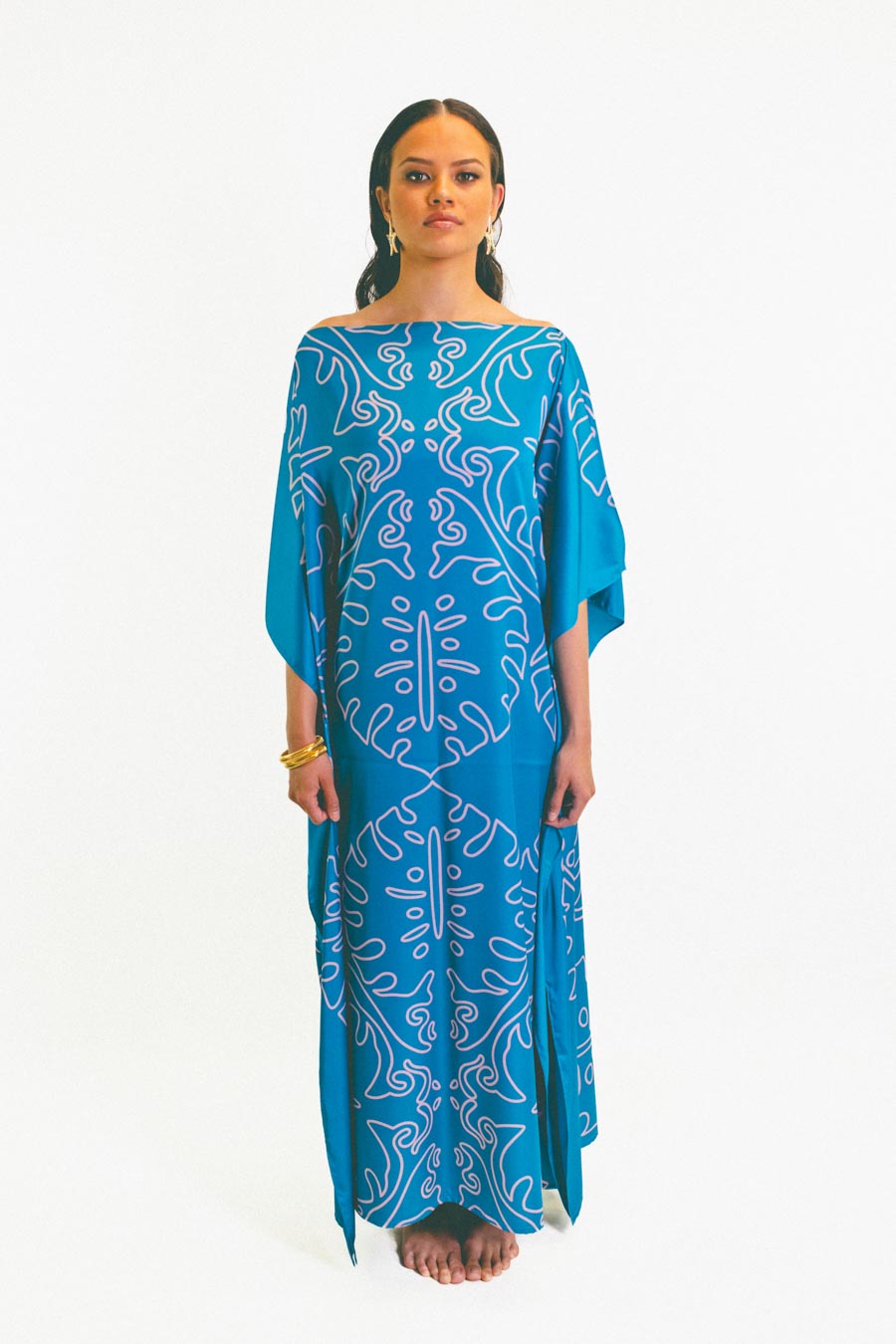 Aimata Tahiti Collection Wardrobe Dress Tehere Deep Blue