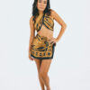 Aimata Tahiti Short Pareu Roman black and brown