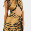 Aimata Tahiti Short Pareu Roman black and brown