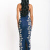 Long Lei Dress Navy Blue