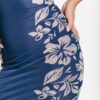 Long Lei Dress Navy Blue